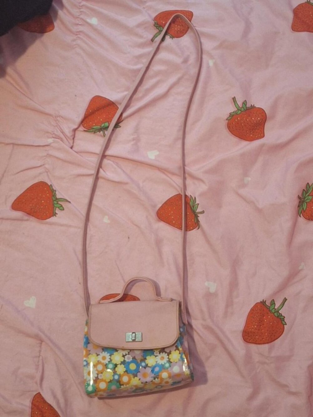 floral handbag daisies CLOSE BAG !